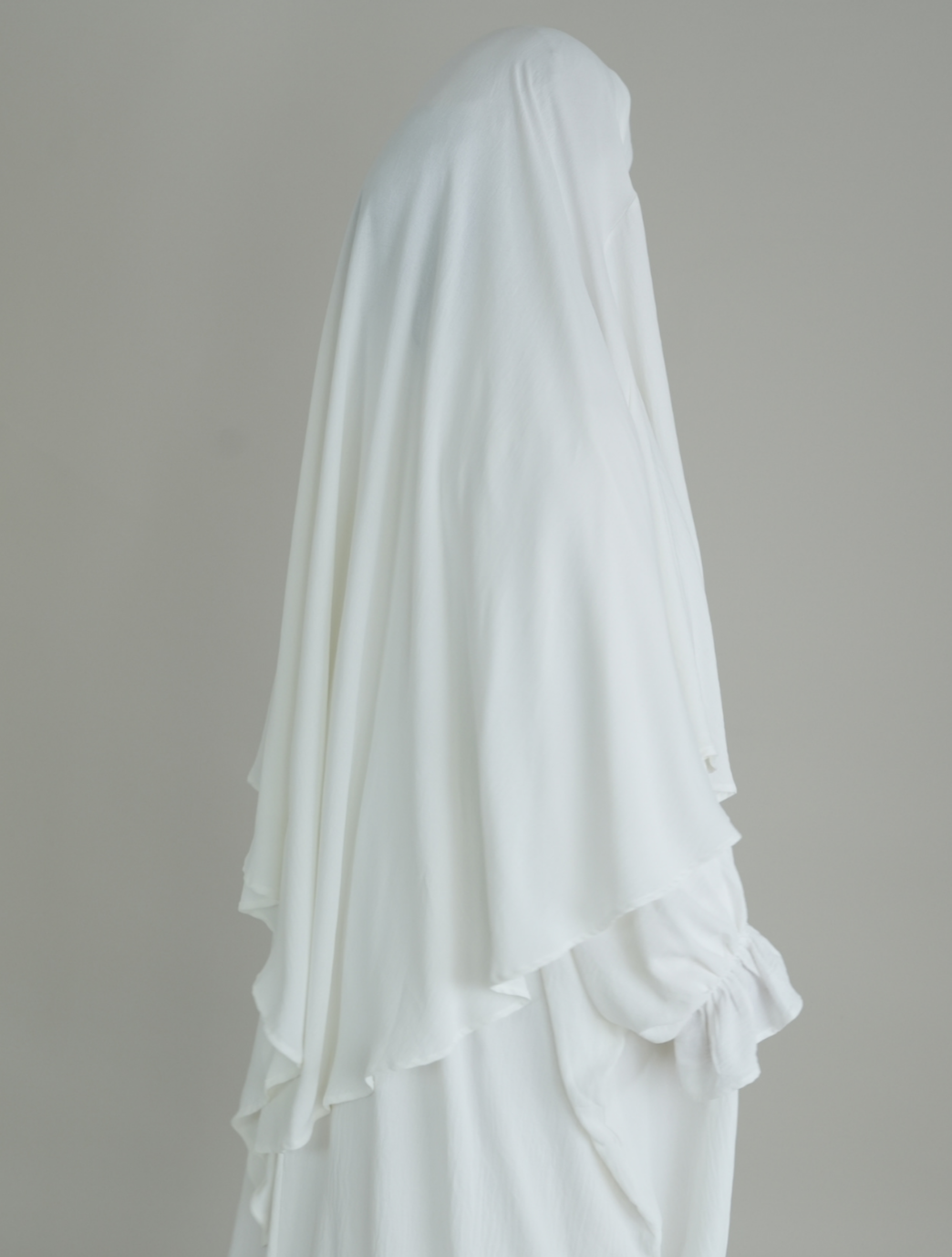 PREMIUM KHIMAR JAZZ - PURE WHITE