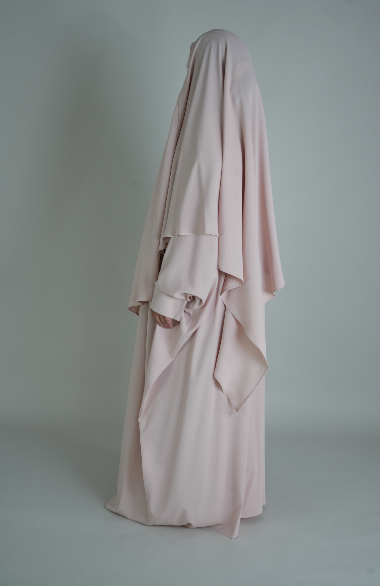 FARASHA NIDA ABAYA - PINK SWAN