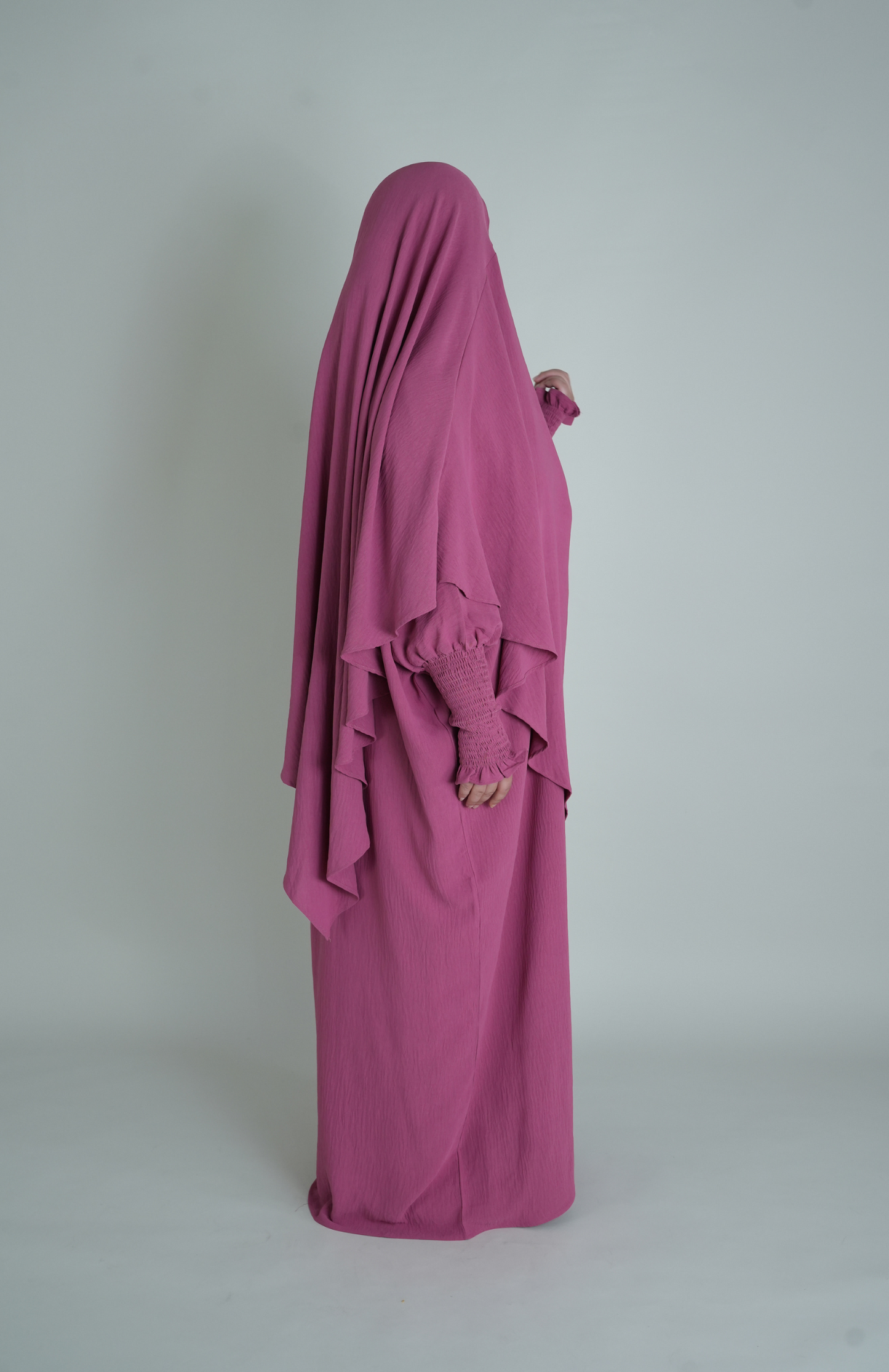 PREMIUM JAZZ ABAYA - DUSTY ROSE