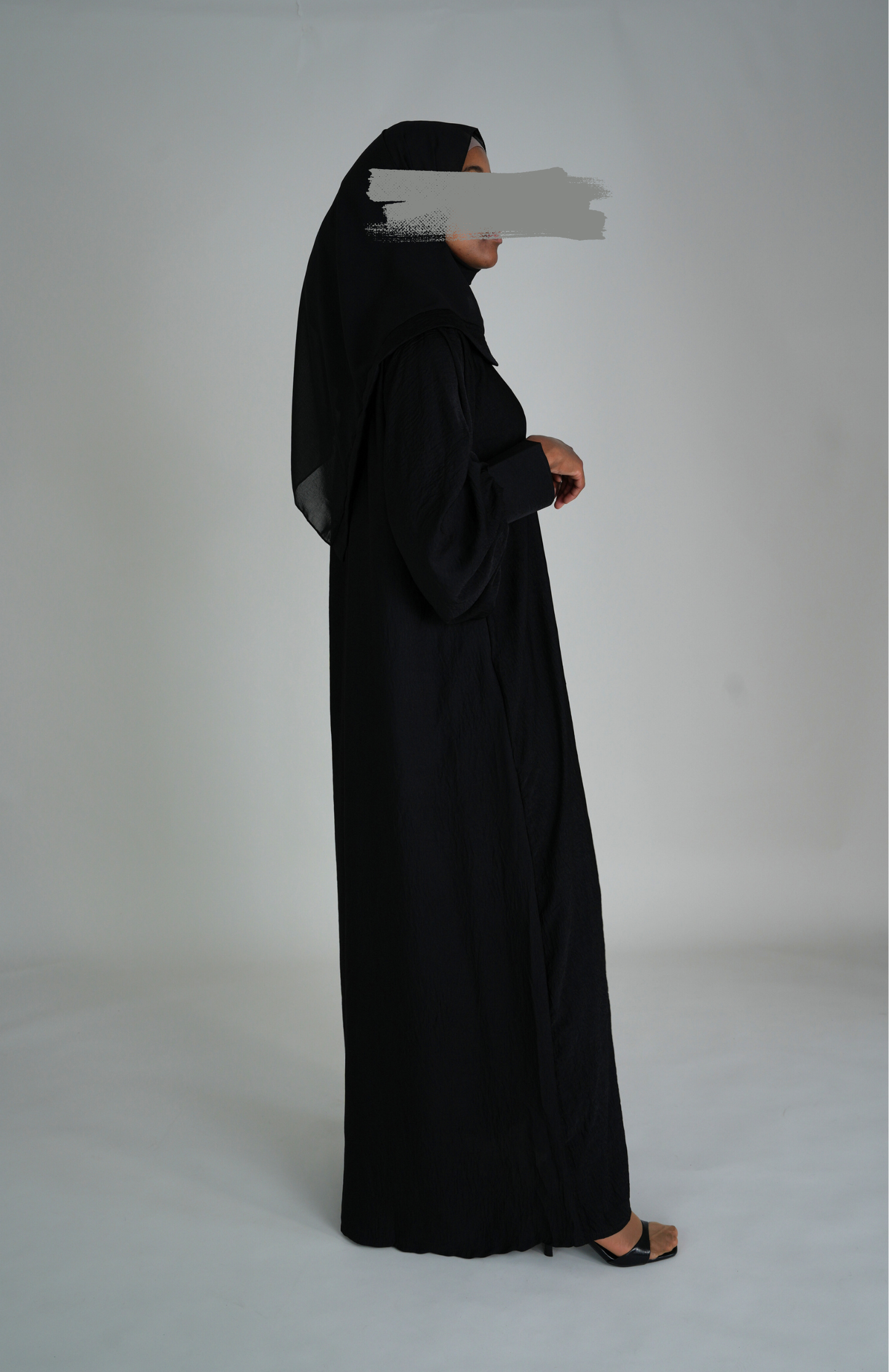 HARIR ABAYA - SCHWARZ