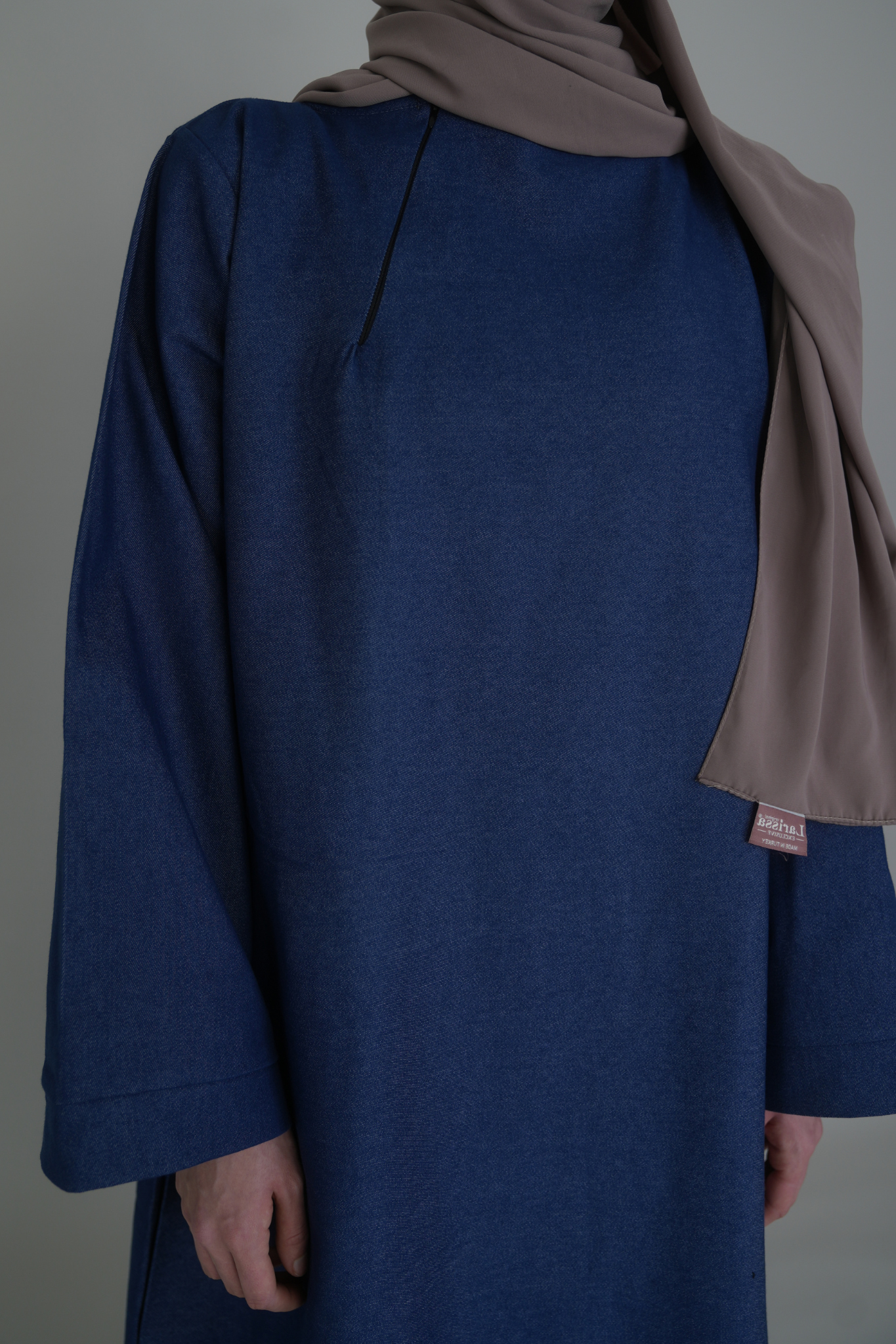 PREMIUM JEANS ABAYA - DARK BLUE