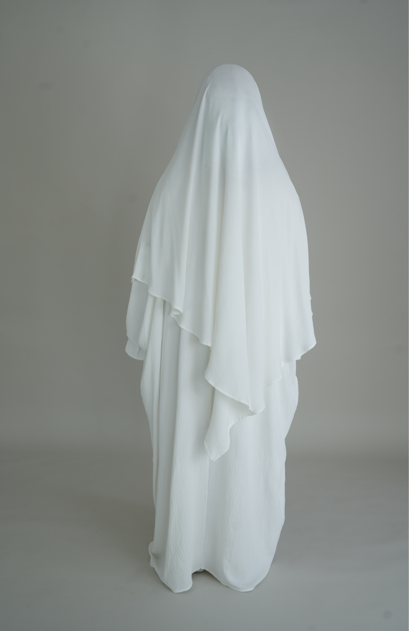 PREMIUM KHIMAR JAZZ - PURE WHITE