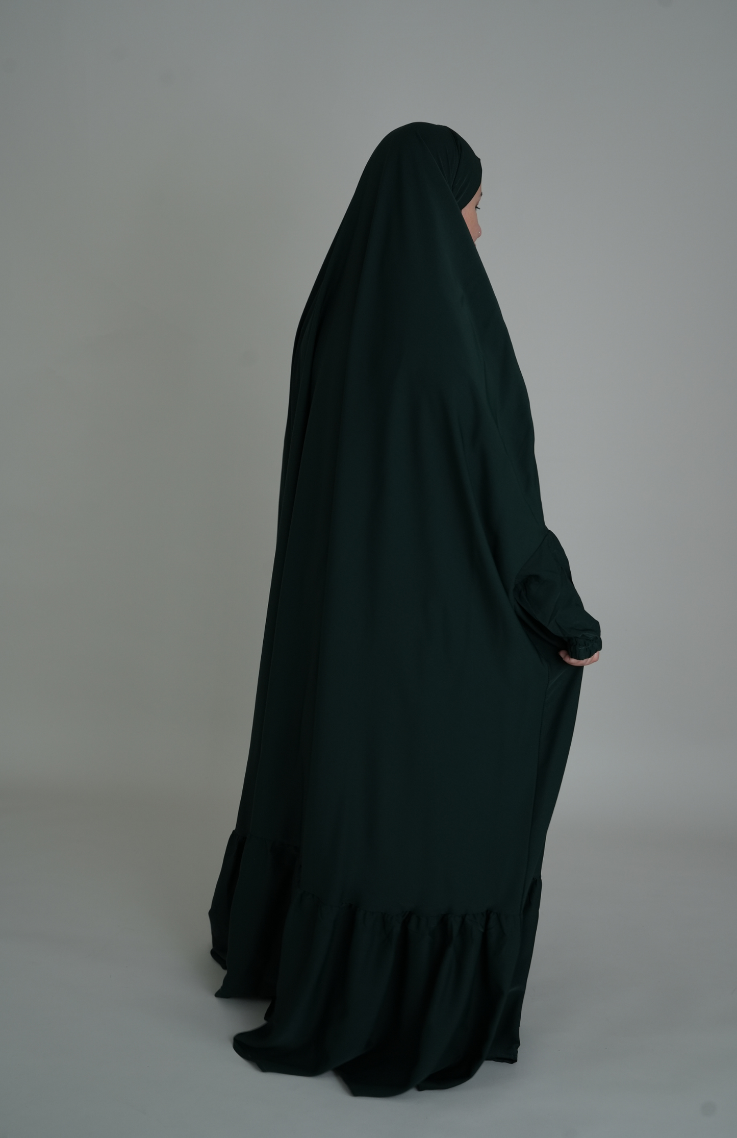 NIDA JILBAB EINTEILIG - DUNKELGRÜN