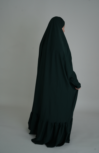NIDA JILBAB EINTEILIG - DUNKELGRÜN