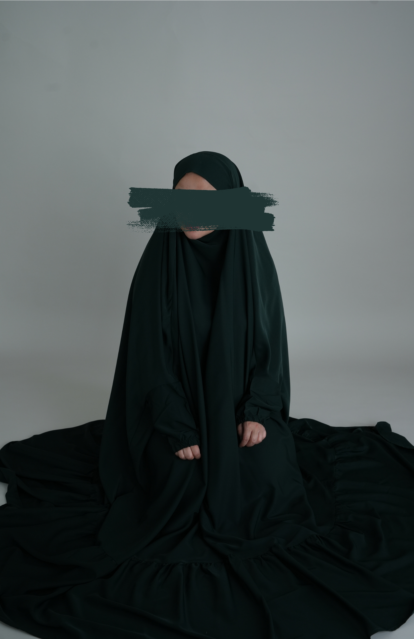 NIDA JILBAB EINTEILIG - DUNKELGRÜN