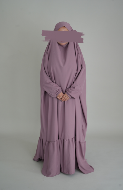 NIDA JILBAB EINTEILIG - ROSEWOOD