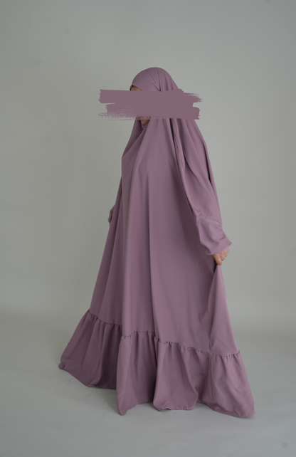 NIDA JILBAB EINTEILIG - ROSEWOOD