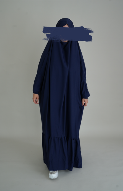 NIDA JILBAB EINTEILIG - NAVY
