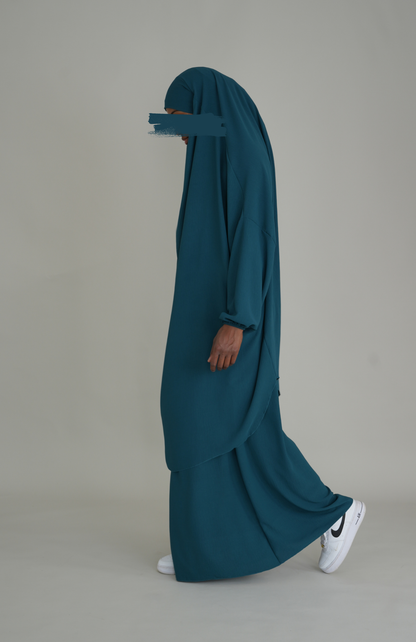 BASIC JAZZ JILBAB - PETROL