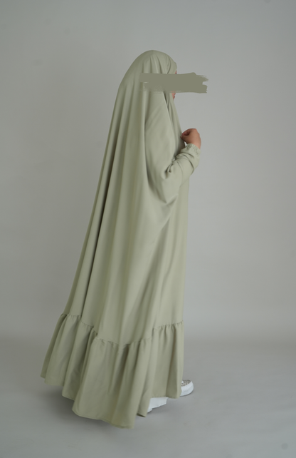 NIDA JILBAB EINTEILIG - PASTELLGRÜN