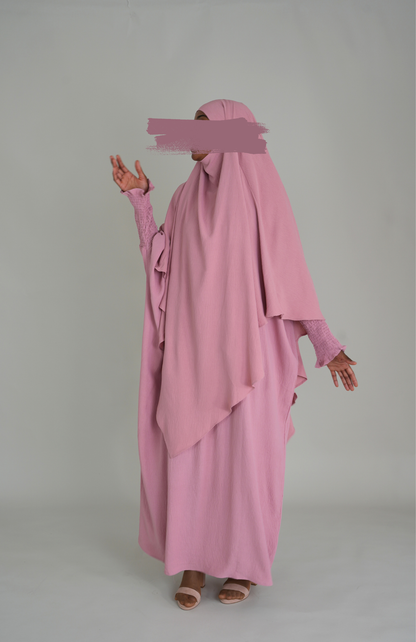 PREMIUM JAZZ ABAYA - CANDY ROSE