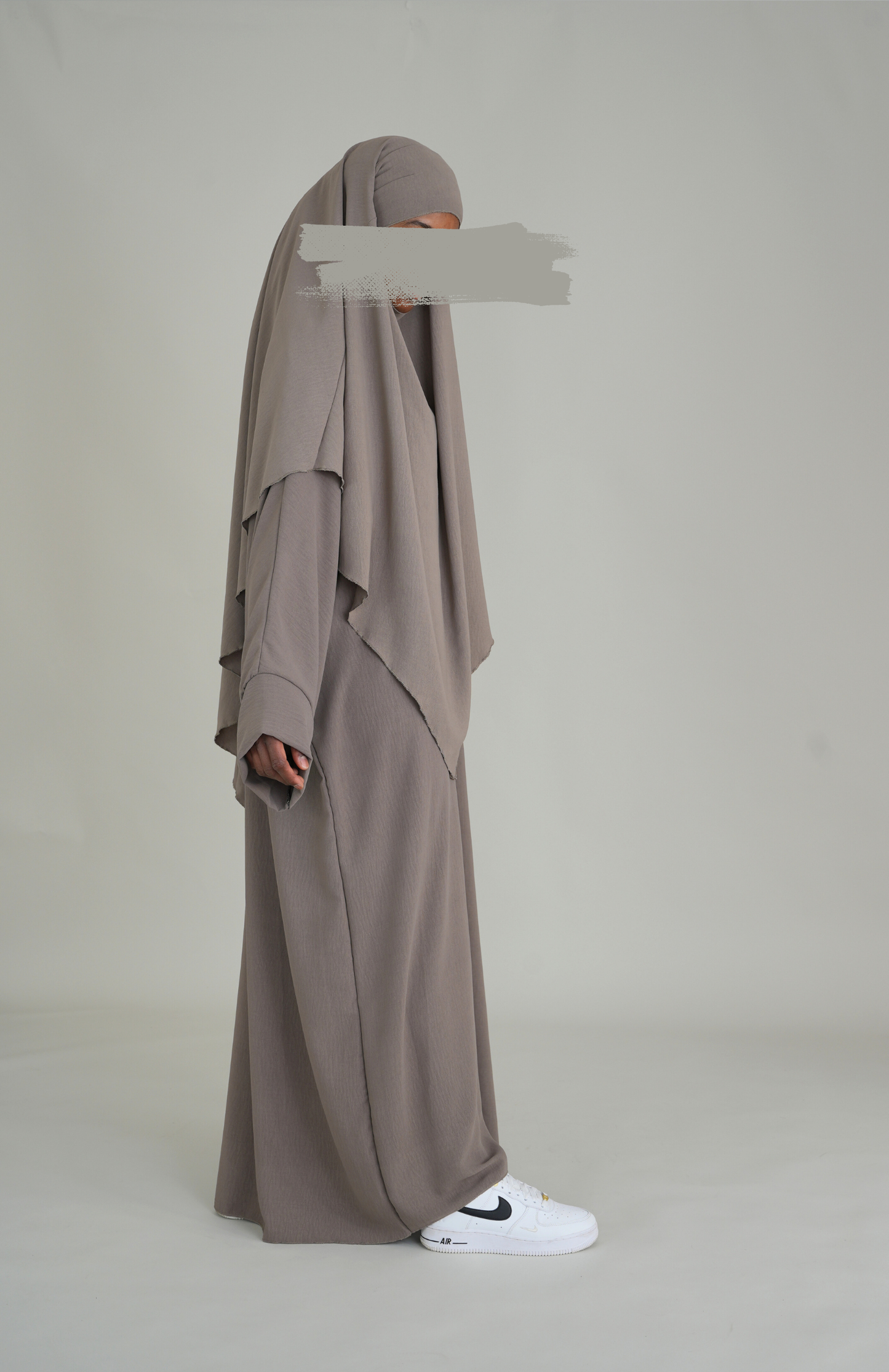 BASIC JAZZ ABAYA SET - TAUPE