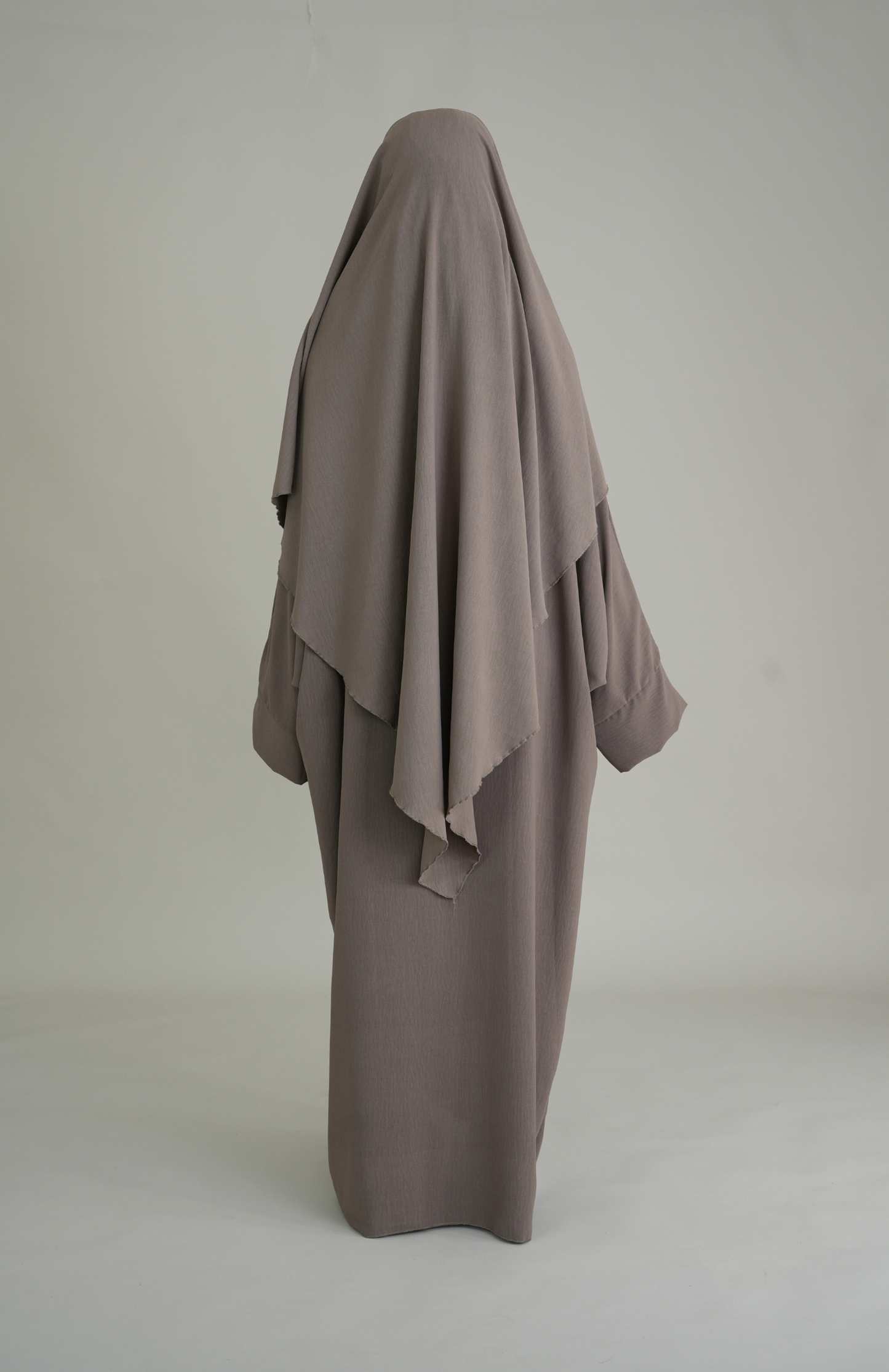BASIC JAZZ ABAYA SET - TAUPE