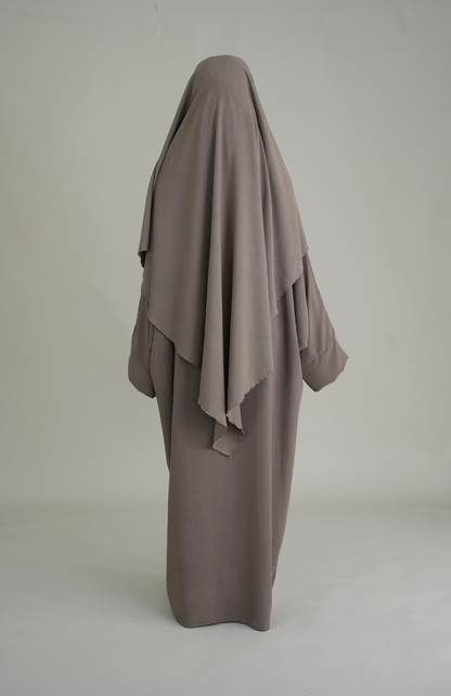 BASIC JAZZ ABAYA SET - TAUPE