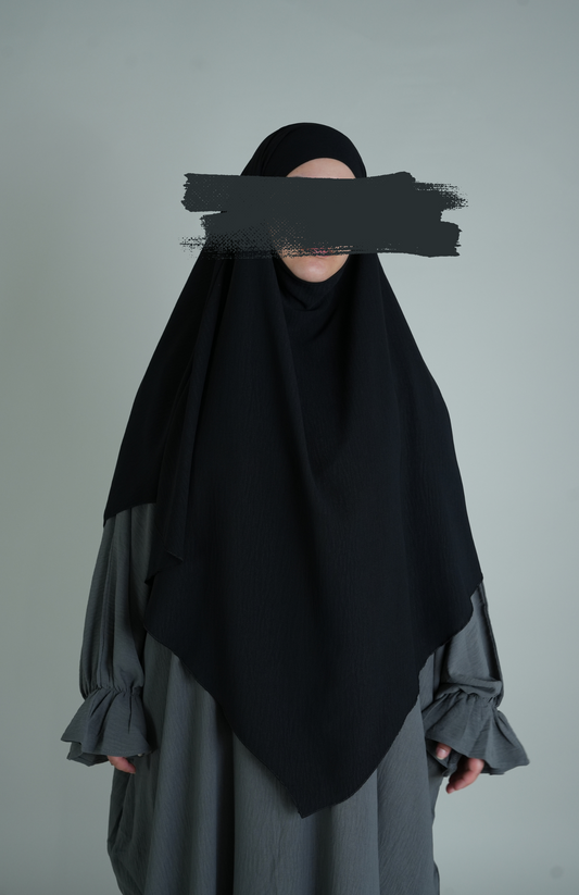 BASIC SOFT JAZZ KHIMAR - SCHWARZ