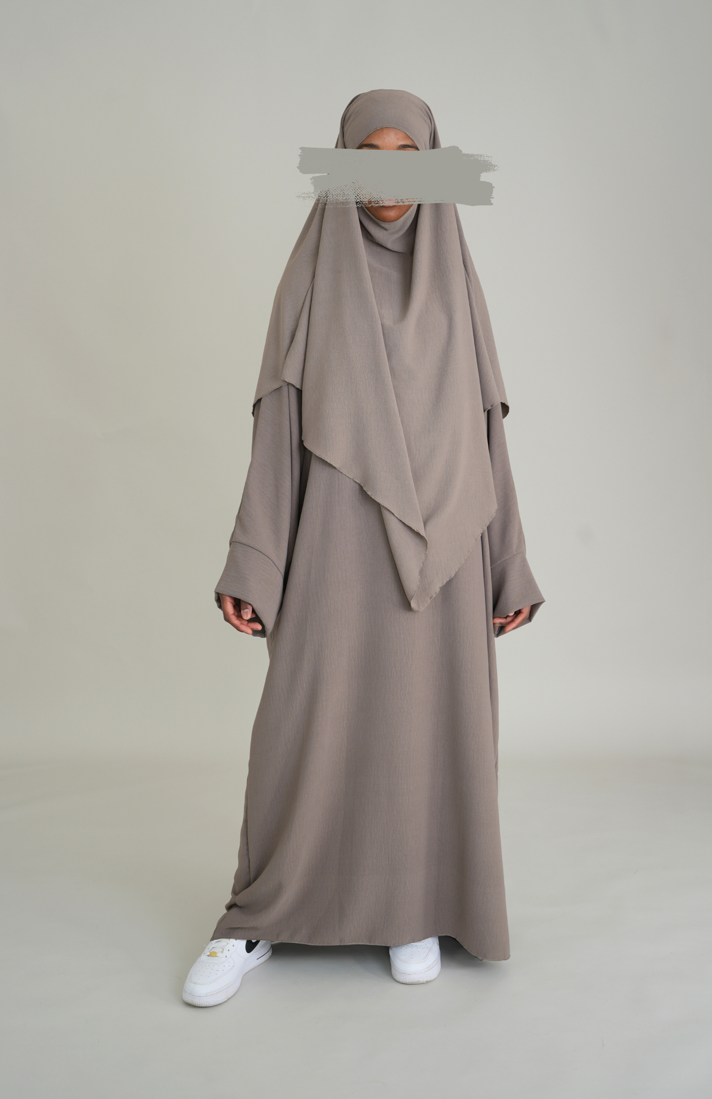 BASIC JAZZ ABAYA SET - TAUPE