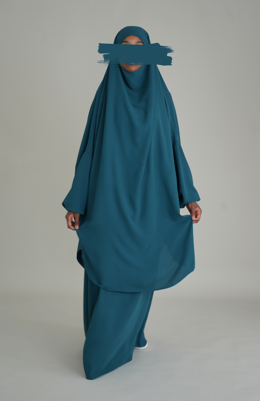 BASIC JAZZ JILBAB - PETROL