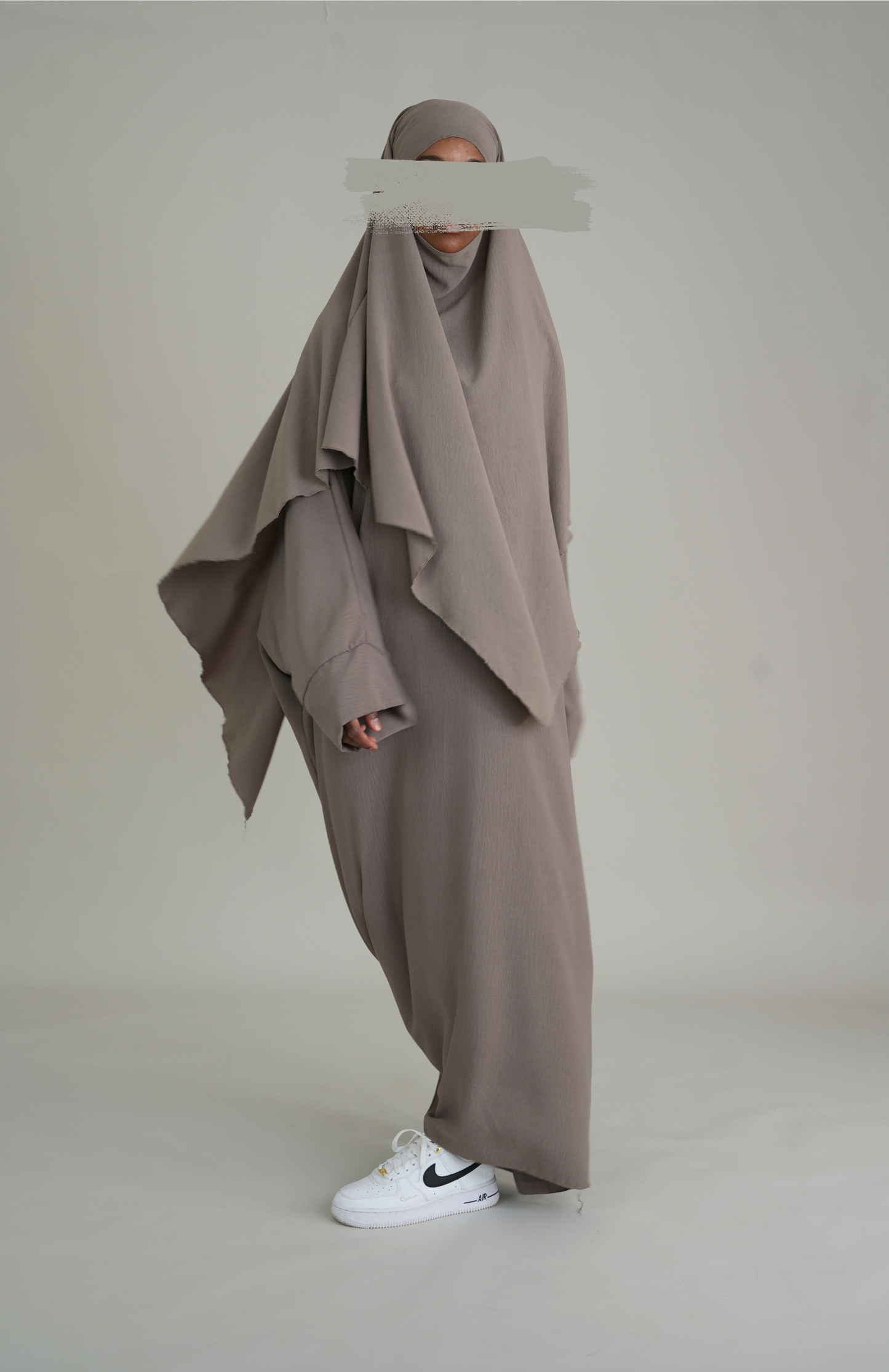BASIC JAZZ ABAYA SET - TAUPE