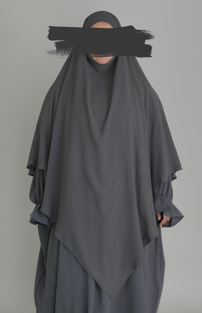 PREMIUM KHIMAR JAZZ - DUNKELGRAU